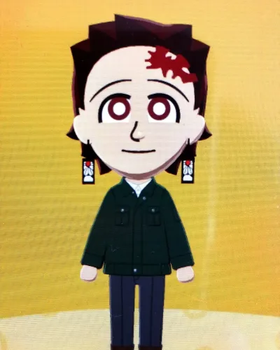 Mii-Porträt von Tanjiro Kamado