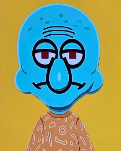 Mii-Porträt von Squidward