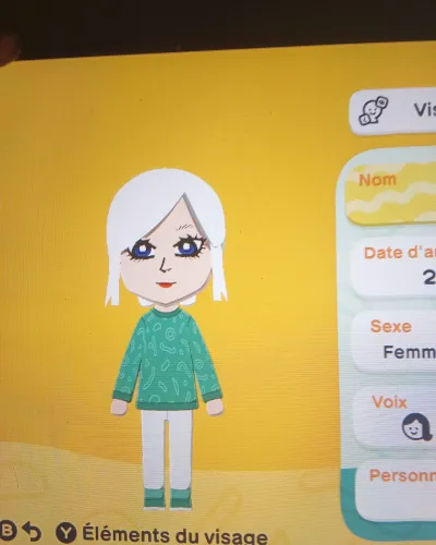Mii-Porträt von Ubuyashiki amane