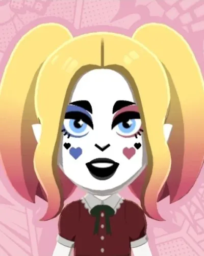 Mii-Porträt von Harley Quinn