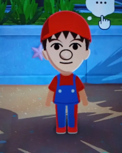 Mii portrait of Mario