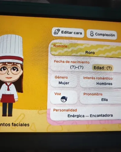 Mii portrait of Roro
