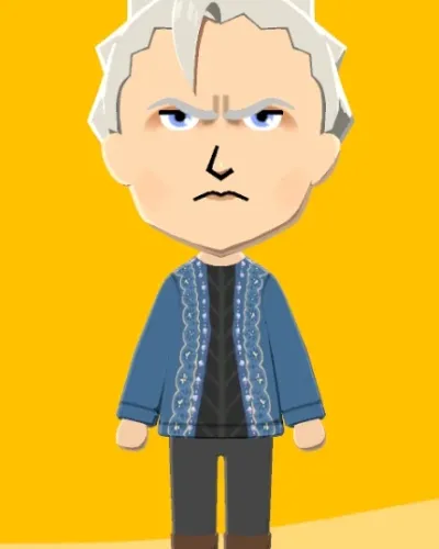 Mii-Porträt von Vergil devil may cry (dmc3 inspired)