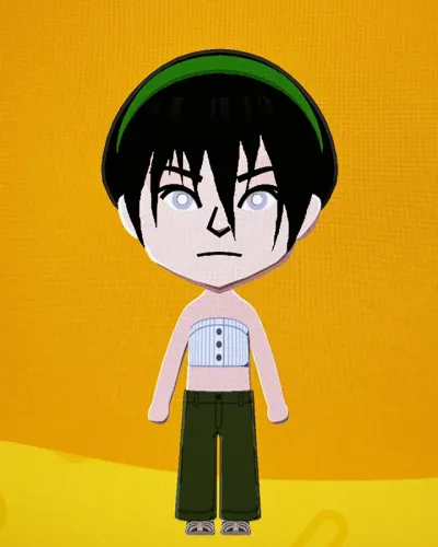 Mii-Porträt von Toph Beifong
