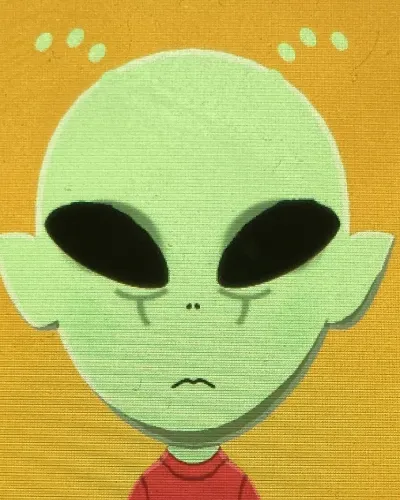 Mii-Porträt von Alien