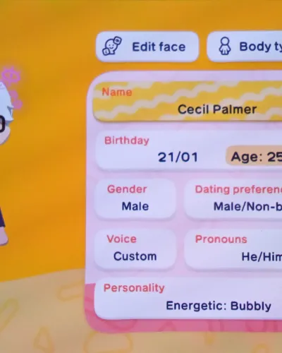 Mii-Porträt von Cecil Palmer (welcome to nightvale)