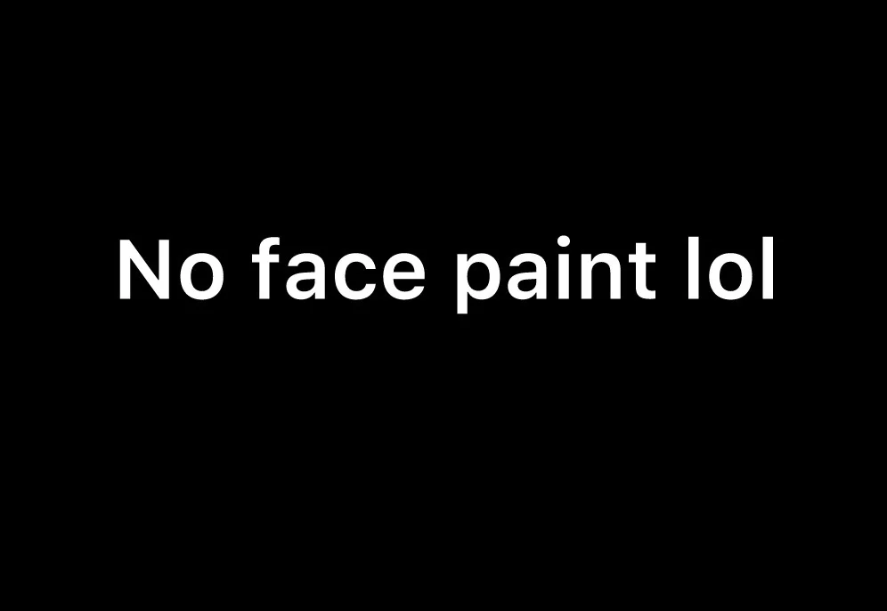 Face paint