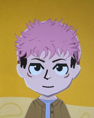 Mii portrait of Yuji Itadori