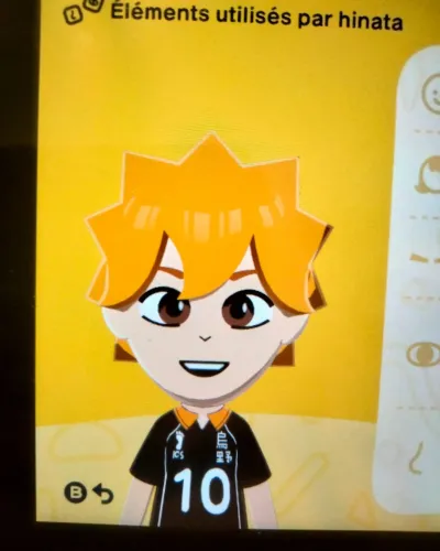 Mii-Porträt von Hinata