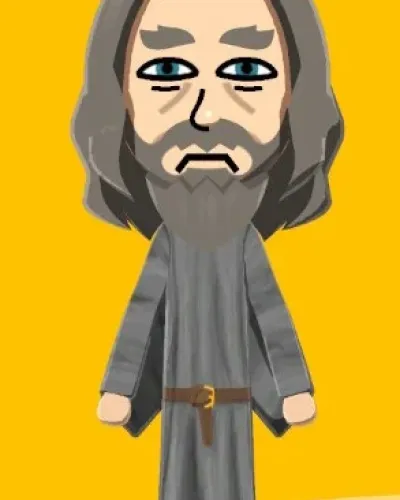 Mii-Porträt von Gandalf
