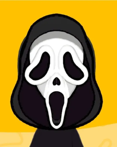 Mii-Porträt von Ghostface
