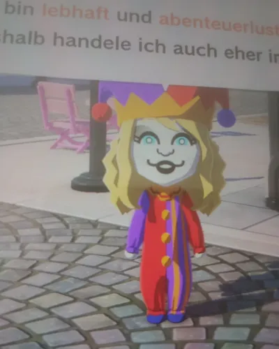 Mii-Porträt von Harley Quinn