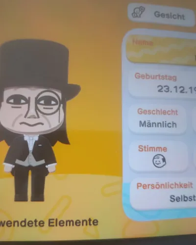Mii-Porträt von Pinguin