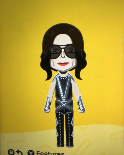 Mii-Porträt von Michael Jackson