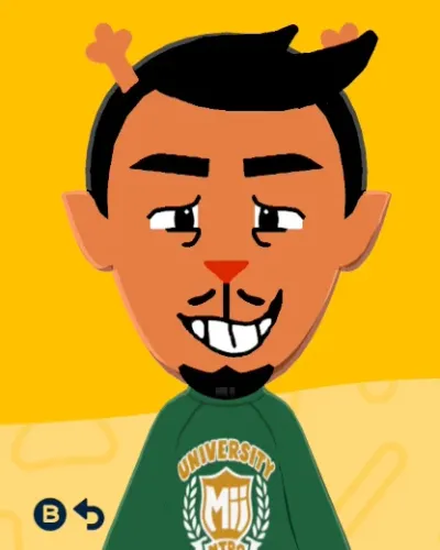 Mii portrait of Rudy