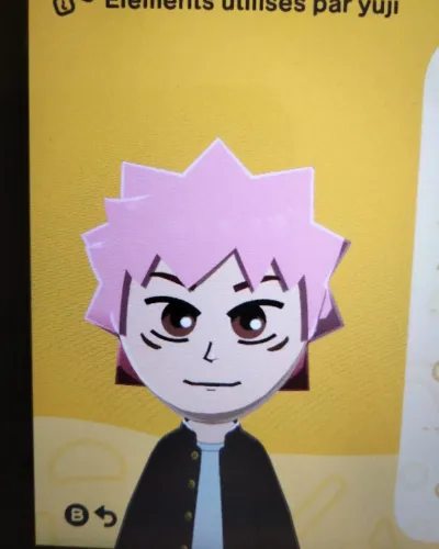 Mii-Porträt von Yuji