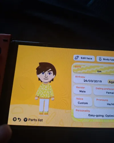 Mii portrait of Tim