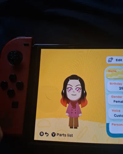 Mii portrait of Nezuko