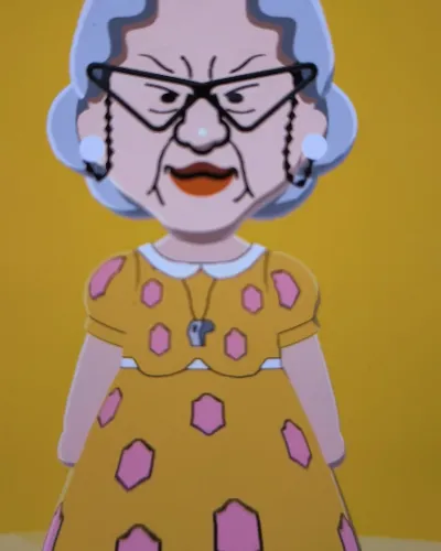 Mii-Porträt von Muriel Finster