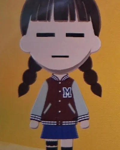 Mii-Porträt von Madotsuki (Yume Nikki)