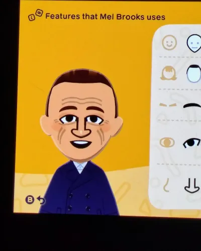 Mii-Porträt von Mel Brooks