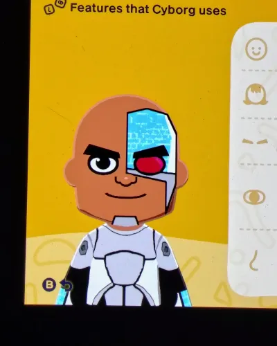 Mii-Porträt von Cyborg