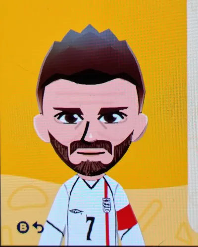 Mii-Porträt von David Beckham