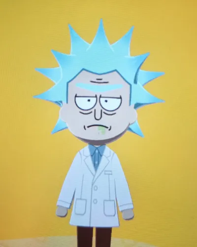 Mii-Porträt von Rick Sanchez