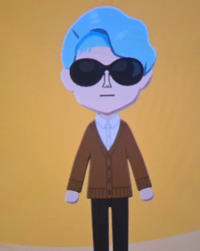 Mii portrait of V mystic messenger
