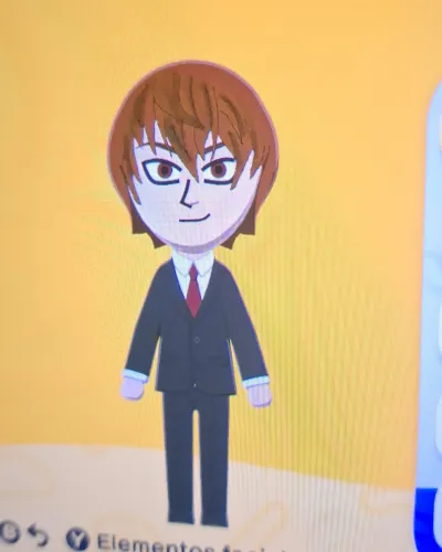 Mii-Porträt von Light Yagami
