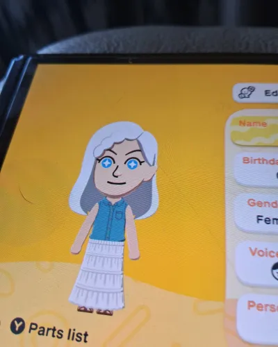 Mii portrait of Crystal