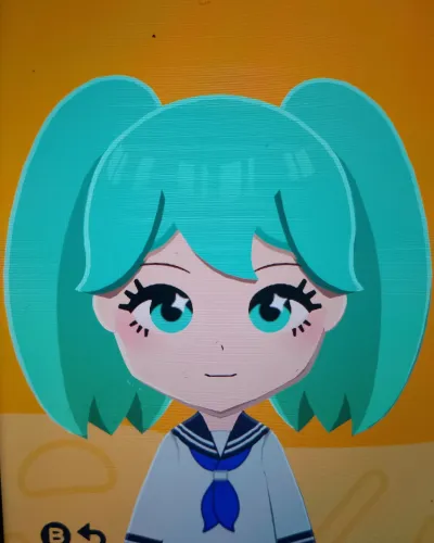 Mii-Porträt von Hatsune Miku