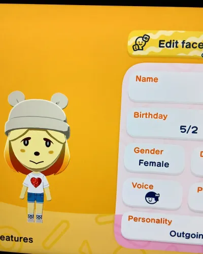 Mii-Porträt von Isabelle