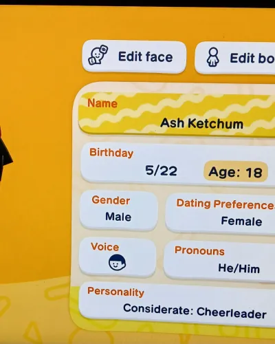 Mii-Porträt von Ash