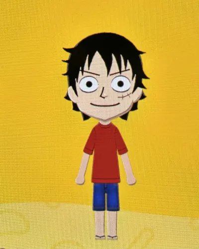Mii portrait of Luffy