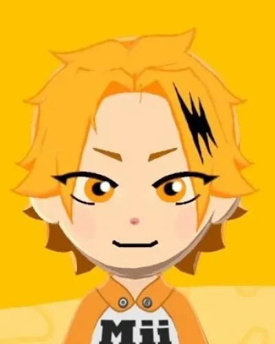 Mii-Porträt von Denki Kaminari