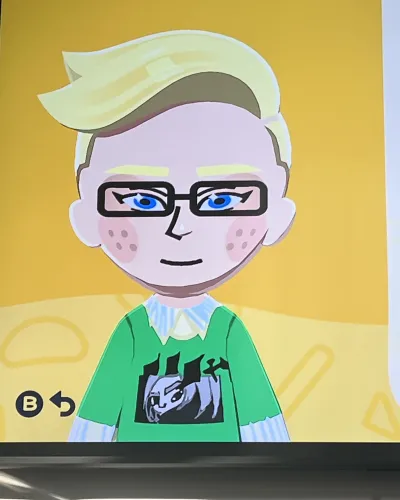 Mii portrait of Prompto Argentum (Sims 4 Version)