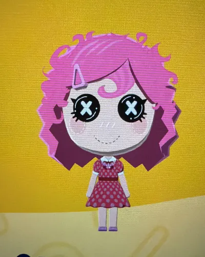 Mii portrait of Lalaloopsy-crumbs
