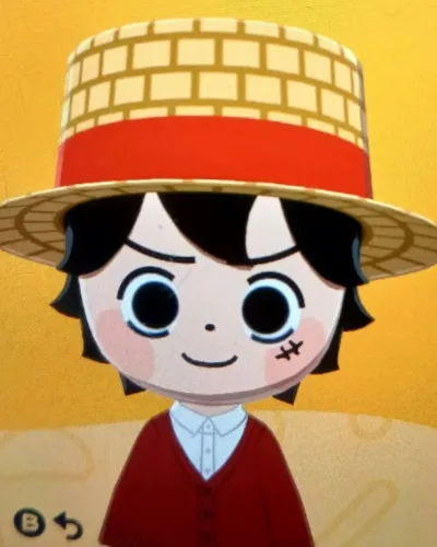 Mii-Porträt von Luffy