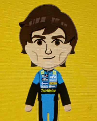 Mii-Porträt von Fernando Alonso