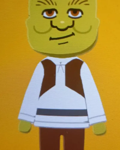 Mii-Porträt von Shrek