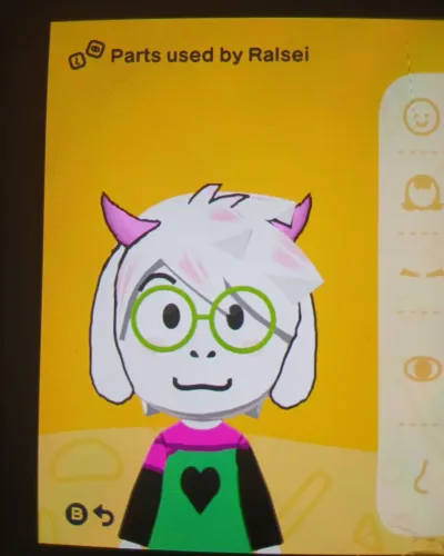Mii-Porträt von Ralsei