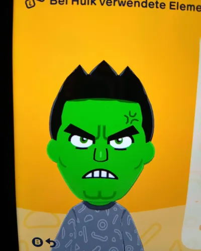 Mii-Porträt von Hulk