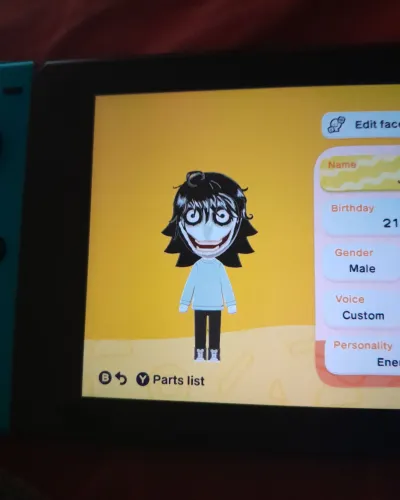 Mii-Porträt von Jeff the Killer