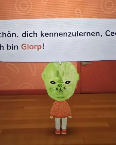 Mii-Porträt von Alien cat