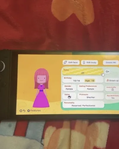Mii-Porträt von Princess bubblegum