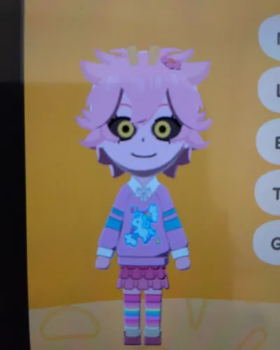 Mii-Porträt von Mina Ashido