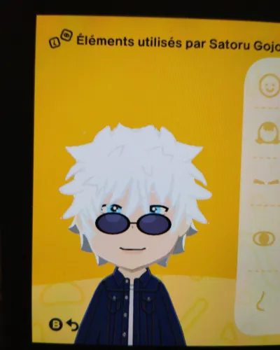 Mii-Porträt von Satoru Gojo