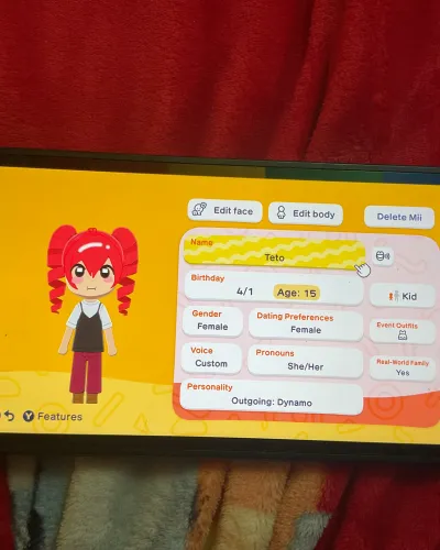 Mii-Porträt von Teto