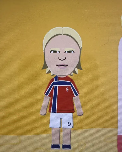Mii-Porträt von Haaland